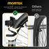 monTEK Enhanced Bike Storage Rack, Adjustable 3-Bike and 2-Helmet Hangers for Indoor Storage