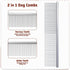 cobee 4 Set Tangles(3 Pcs Dog Grooming Combs, Stainless Steel Pet Comb Pet Grooming Comb Kit Metal Knots Hair Remover