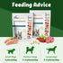 454g Dog Treats Triple Flavor Rolls - Chicken Liver, Beef, Chicken Wrapped Rawhide Rolls for Medium and Large Dogs
