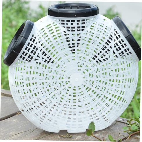 6Pcs 4.13In Yardwe Portable Fishing Cage Lids Lightweight Covers for EEL Shrimp Loach Trap Net Easy to Clean Outdoor