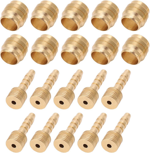 10Set Dioche Olives Bicycle Oil Needle Olive Head for Hydraulic Disc Brake Hose - Durable Copper Alloy - Easy