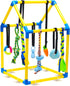 Puppy Play Gym with 8 Hanging Toys, Jungle Gym for Small Dogs