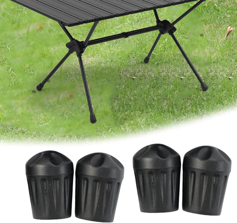 XINNIKESI 4pcs Camping Chairs, Universals Chair Leg Covers Antislip Wear Resistant Chair Leg Protectors for Camping