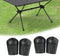 XINNIKESI 4pcs Camping Chairs, Universals Chair Leg Covers Antislip Wear Resistant Chair Leg Protectors for Camping
