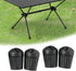 XINNIKESI 4pcs Camping Chairs, Universals Chair Leg Covers Antislip Wear Resistant Chair Leg Protectors for Camping