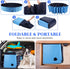 Swimming 55 12 Eooqi Foldable Dog Pool, Portable Pet Bath Tub and Kiddie Pool, Collapsible Bathtub for Puppies, Small