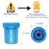 Dog Paw Cleaner, Portable 360º Silicone Washer Cup for Small and Medium Breed Cats and Dogs, Blue