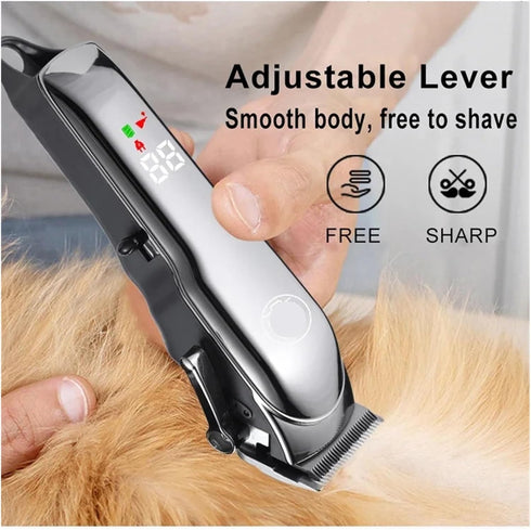 HPNZNNVW Trimmer Pets(Set 2) Pet Grooming Kit Dog & Cat Hair Clipper, Quiet Animal for Puppies, Kittens & Small