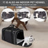 BAGLHER Cat Carrier Bag - Airline Approved Soft Side Pet Travel with 5 Open Doors and 3 Expandable Sides