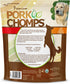 4-inch 12 Count Pork Chomps Dog Chews, Crunchy Bones, Bacon and Chicken Flavor