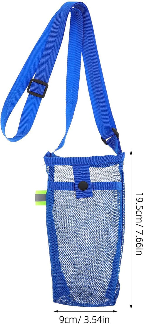 Kisangel Bottle Holder Strap Water Bottle Sling Carrier Adjustable Lightweight Water Jug Pouch with Shoulder Strap