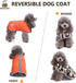 Queenmore Cold Weather Dog Coats, Loft Reversible Winter Fleece Vest, Waterproof Pet Jacket in Multiple Sizes