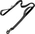 PetiFine 6FT Heavy Duty Dog Leash - Soft Padded Double Handle, Durable Strong Clasp, Reflective Nylon Walking Lead for