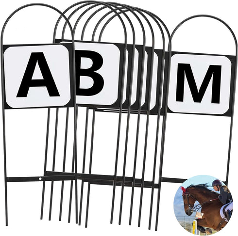 Dressage Letters Arena Markers,Metal Dressage Arena Letters Dressage Equipment for Equestrian Athletes