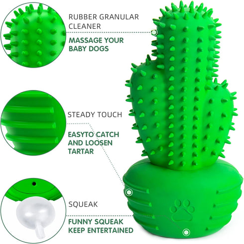 Dog Chew Toys Dog Toothbrush Stick - Teeth Cleaning Brush Dental for Medium Large Dog, Puppy Christmas, Easter Birthday