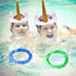 Joliyoou Unicorn Party Games, Inflatable Ring Toss Game Set with 2 Unicorns and 12 Toss Rings, 2 Pack