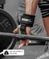 DMoose Fitness Weight Lifting Hooks (Pair) for Deadlifts, Pull Ups, Rows & Shrugs - Anti-Rip Nylon Strap Hand Grips