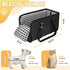 SlowTon Portable Dog Car Seat - Armrest Booster Seat for Small Dogs, Anti-Collapse with Soft Cushion Safety Belt, Black