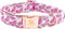 Elegant Little Tail Dog Collar, Watermelon Print Adjustable Cotton Durable Collar for Large Dogs
