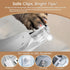2 1 Trimmers Trimmer IPX7 in Dog & Cat Nail Clippers & with LED Lights, Splash Guard - Pet Hair for Around Paws, Ear