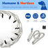 Supet Adjustable Prong Collar for Dogs, No Pull Training Collar with Quick Release Buckle, Extra Links Included