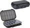 Goture Small Tackle Box, Waterproof Fishing Lure Boxes, 2-Sided Adjustable Small Plastic Case Storage Containers (Black)