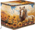 Xumfabuy Horse Print Patio Cooler Cover, Outdoor Bar Cart Cover for 80-100 Quart