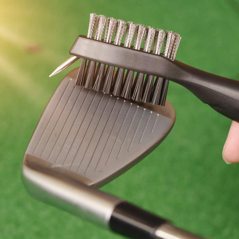 Golf Accessories Kit, Golf Club Cleaning Kit - Microfiber Towel, Club Brush, Divot Tool with Marker