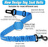 COOYOO Dog Seat Belt - 3 Piece Set Adjustable Retractable Car Harness for Pet Safety