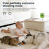PHANSATIM 2Pcs 1080P WiFi Security Cameras, Baby Monitor Indoor Security Camera, Cat&Dog Camera with Motion Detection