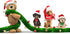 Maca Bates Christmas Dog Collar with Bow Tie - Adjustable Breakaway Red Green Collars for Small Medium Large XL Dogs