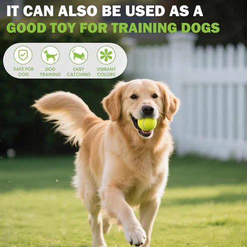 12/24/36/80 Pack FURWEY Tennis Balls, Bulk Tennis Balls Pressureless Tennis Ball, Come with Mesh Bag for Easy