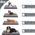 Outdoor Extra Large Dog Bed for Big Dogs, Waterproof XL Bed with Removable Washable Oxford Cooling Cover, Grey