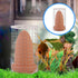 Ipetboom Spawning Bucket Set, Slate Stone Aquarium Angel Fish Live Angelfish Spawning Cone for Fish Eggs Cones Clay Rock