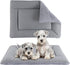 Dog Bed Mat, Reversible Dog Crate Pad, Washable Pet Sleeping Mattress for Small Medium Dogs XB009 (30''x20'', Grey)