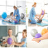 Small Exercise Ball for Between Knees, 6 inch Pilates Ball with Pump, Mini Yoga Core Ball for Physical Therapy