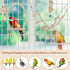 Bird Parrot Swing Toys, Chewing Standing Hanging Perch Hammock Climbing Ladder for Budgerigar, Parakeet, Conure,
