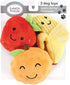 Luvable Friends Unisex Baby Squeaky Plush Dog Toy with Rope
