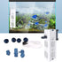 Ultra Quiet 4-in-1 Internal Aquarium Filter, 500-1800L/H Submersible Water Pump for Betta, Turtle, and Pond Fish (30W