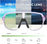KAPVOE Photochromic Cycling Glasses for Men Women, Mountain Bike Sunglasses, Sports Goggles with UV Protection