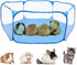 RYPET Guinea Pig Playpen - Breathable & Transparent Pet Playpen for Outdoor/Indoor Exercise Fence
