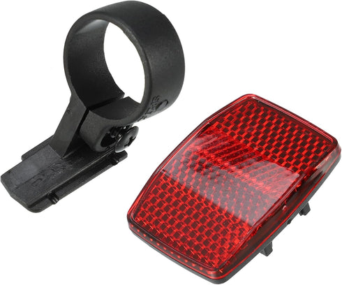X AUTOHAUX 2.7cm Bicycle Reflectors, Plastic Red Warning Reflector Bike Accessories