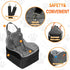Dog Car Seat for Small Medium Sized Dog, Booster Car Seat with Elevated Memory Foam, Storage Pocket & Safety Belts
