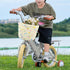 Kids Bike Basket - Woven Sisal Rope Bicycle Basket for Boys and Girls, Cute Decorative Accessories for Kids Bikes