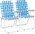 Generic Camping Chair, Folding Beach Chair for Adults with High Back, Webbed Lawn