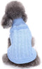 Dog Sweater for Small, Medium, Large Dogs - Warm Winter Turtleneck Pet Clothes for Cats and Puppies, Classic Christmas