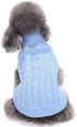 Dog Sweater for Small, Medium, Large Dogs - Warm Winter Turtleneck Pet Clothes for Cats and Puppies, Classic Christmas