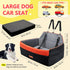 2 60 lbs/2 PetsHome Dog Car Seat for Medium Large Dogs, Detachable Washable Pet Booster Seat with Memory Foam Cushion