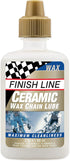 Finish Line Ceramic Wax Bicycle Chain Lube Advanced Wax-Based Lubricant with Ceramic