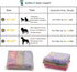 1 Pack 3 Puppy Blankets Fluffy Premium Fleece Cute Bone Print Warm Sleep Mat for Small Dogs & Cats, Small (23"x15")